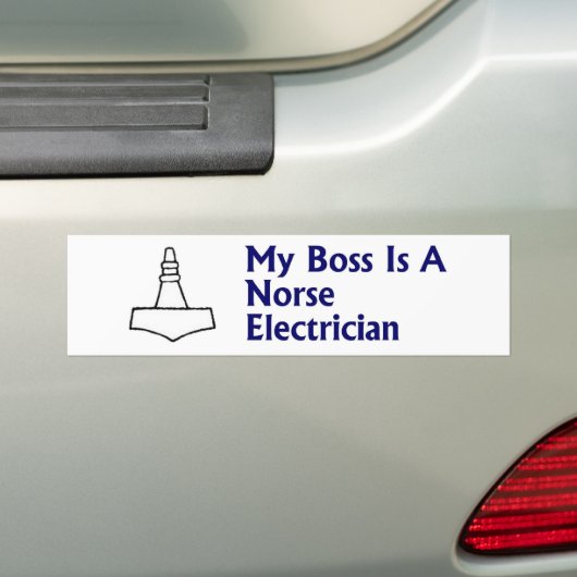 Norse Electricia Bumpersticker (Op auto)