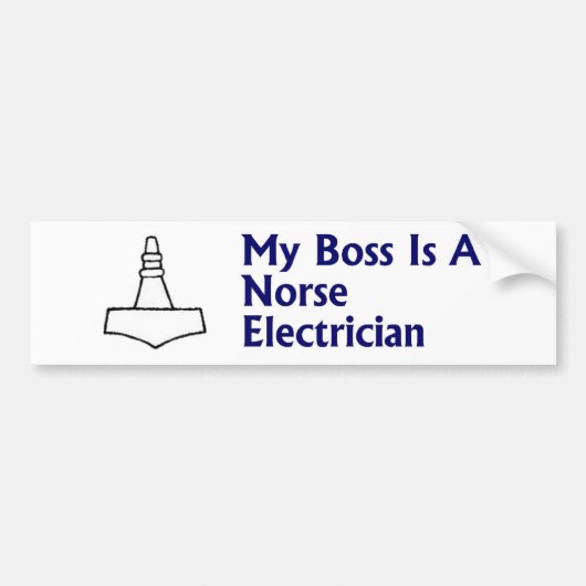 Norse Electricia Bumpersticker (Voorkant)