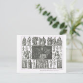 Norse, Gaul en Celtic gods Briefkaart (Staand voorkant)