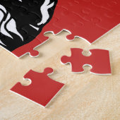 Norse God Odin met zijn Ravens Legpuzzel (Zijkant)