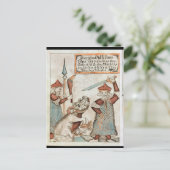 Norse god Tyr verliest zijn hand aan de gebonden w Briefkaart (Staand voorkant)