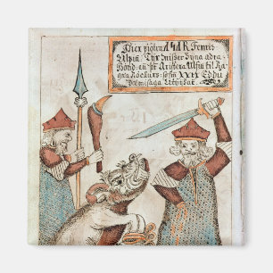 Norse god Tyr verliest zijn hand aan de gebonden w Magneet