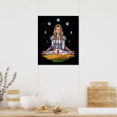 Norse Goddess Freyja Poster (Keuken)