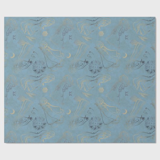 Norse Goddesses Quartet Cadeaupapier (Vlak)