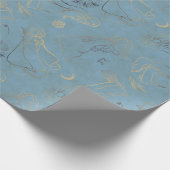 Norse Goddesses Quartet Solstice Wrapping Paper Cadeaupapier (Hoek)