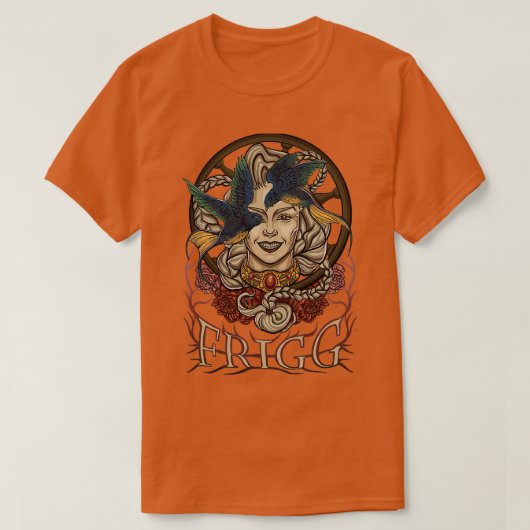 Norse Gods Frigg T-shirt (Design voorkant)