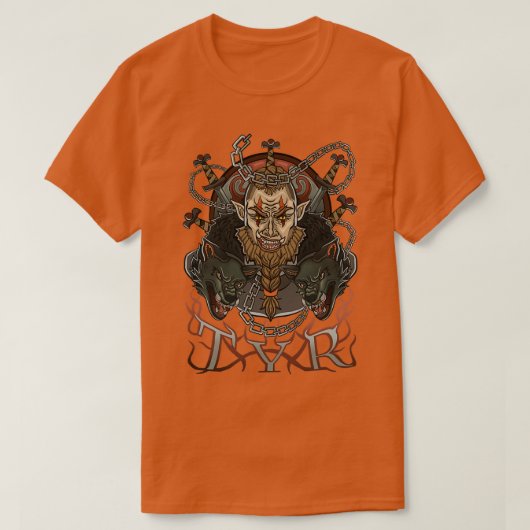 Norse Gods Tyr T-shirt (Design voorkant)