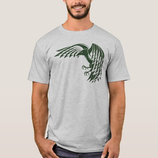 Norse Leaf Raven T-shirt (Voorkant)