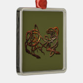 Norse Lion Metalen Ornament (Rechts)