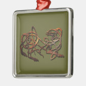 Norse Lion Metalen Ornament (Links)