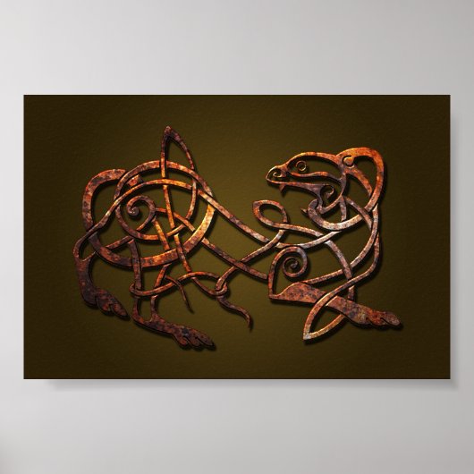 Norse Lion Poster (Voorkant)