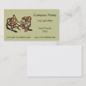 Norse Lion Rusty Metal Visitekaartje (Voorkant / Achterkant)