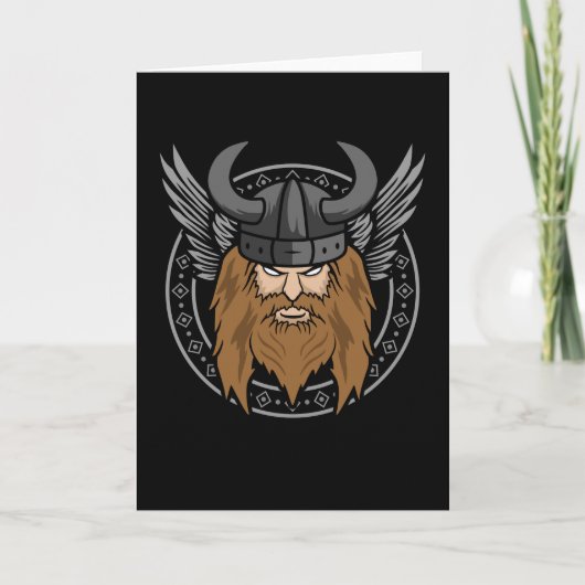 Norse mythologie valhalla Viking Nordic Odin God Kaart (Voorkant)