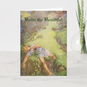 Norse Mythology - Baldr het mooie Wenskaart Kaart