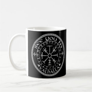 Norse Mythology zie je in Valhalla Vegvisir Vikin Koffiemok