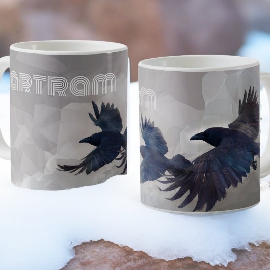 Norse Ravens Mythology Art - Huginn & Muninn - Koffiemok