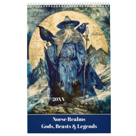 Norse Realms – Gods, Beasts & Legends Calendar Kalender (Hoes)