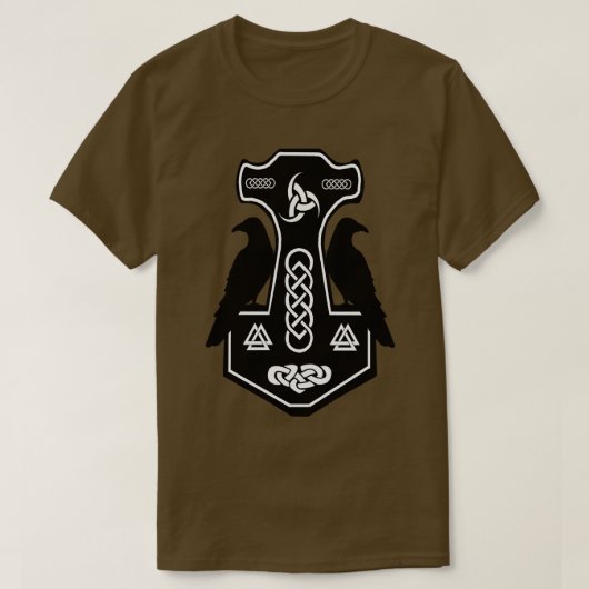Norse Thors Hammer T-shirt (Design voorkant)