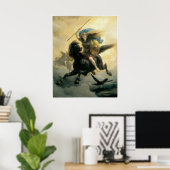 Norse Valkyrie Poster (Thuiskantoor)