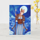 Norse van Freya Godin Kaart (Gele Bloem)