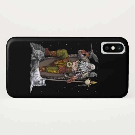 Norse Viking God Odin Case-Mate iPhone Case (Achterkant (horizontaal))