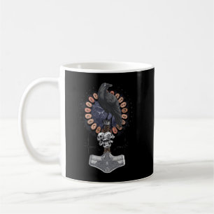 Norse Viking Raven Hammer Koffiemok