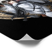 Norse Warrior God Odin Poster (Hoek)