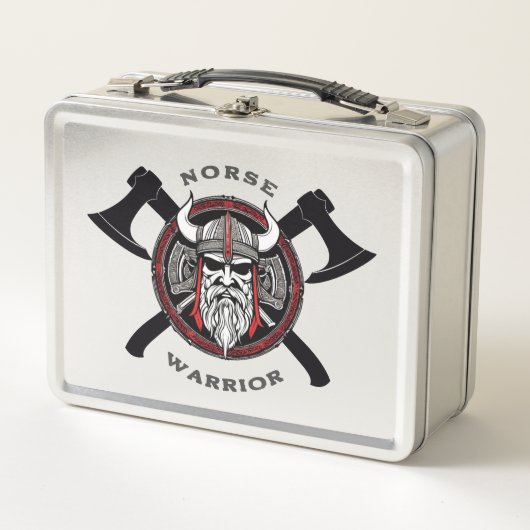 Norse Warrior Metal Lunch Box (Voorkant)