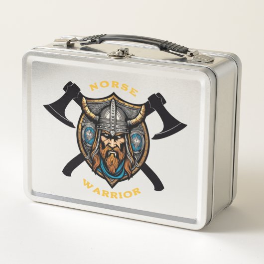 Norse Warrior Metal Lunch Box (Voorkant)
