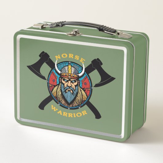 Norse Warrior Metal Lunch Box (Voorkant)