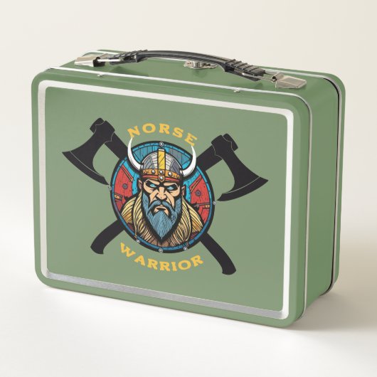 Norse Warrior Metal Lunch Box (Achterkant)