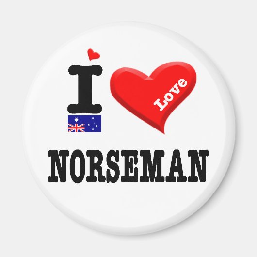 NORSEMAN - I Love Magneet (Voorkant)