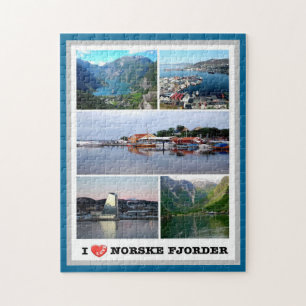 Norske Fjorder - Noorwegen - I Love - Legpuzzel