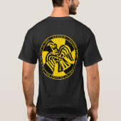 Norsperma - Viking Raven Black en Gold Shirt (Achterkant)