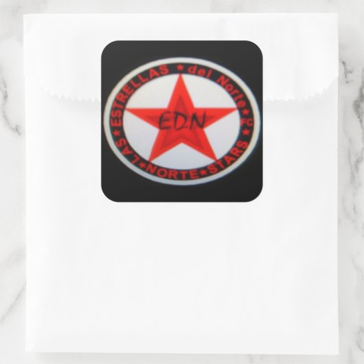 Norte_Stars Vierkante Sticker (Tas)
