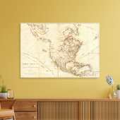 North America 6 Canvas Afdruk (Insitu (Woonkamer))