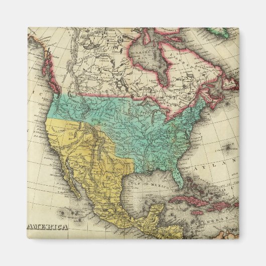North America 6 Magneet (Voorkant)