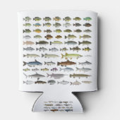 North America Freshwater Fish Group Blikjeskoeler (Achterkant)