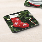 North America. kerstversieringen op boom. 3 Drankjes Onderzetter (Linkerzijde)