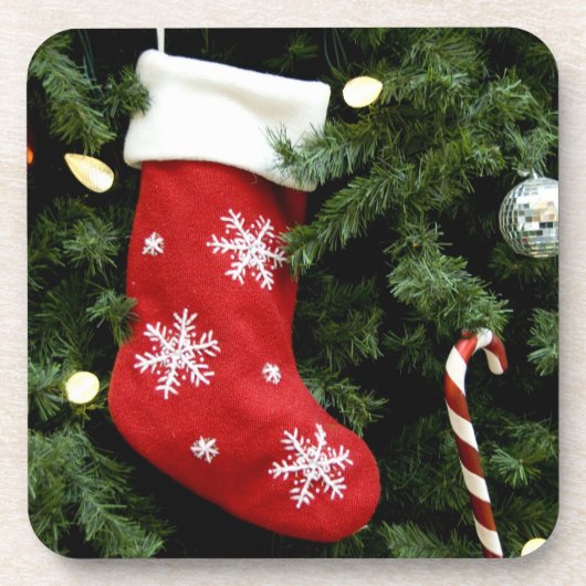 North America. kerstversieringen op boom. 3 Drankjes Onderzetter (Voorkant)