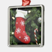 North America. kerstversieringen op boom. 3 Metalen Ornament (Links)