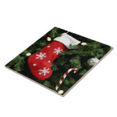 North America. kerstversieringen op boom. 3 Tegeltje (Zijkant)