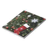 North America. kerstversieringen op boom. 5 Notitieblok (Linkerzijde)