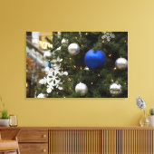 North America. kerstversieringen op boom. Canvas Afdruk (Insitu (Woonkamer))