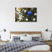 North America. kerstversieringen op boom. Canvas Afdruk (Insitu (Slaapkamer))