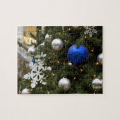 North America. kerstversieringen op boom. Legpuzzel (Horizontaal)