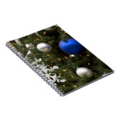 North America. kerstversieringen op boom. Notitieboek (Rechterzijde)