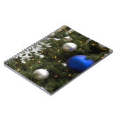 North America. kerstversieringen op boom. Notitieboek (Linkerzijde)