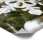 North America. kerstversieringen op boom. Poster (Hoek)