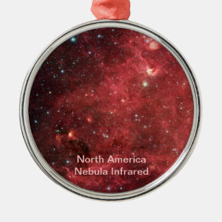 North America Nebula Infrarood Metalen Ornament